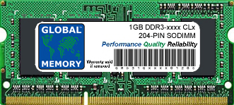 1GB DDR3 1066/1333MHz 204-PIN SODIMM MEMORY RAM FOR COMPAQ LAPTOPS/NOTEBOOKS